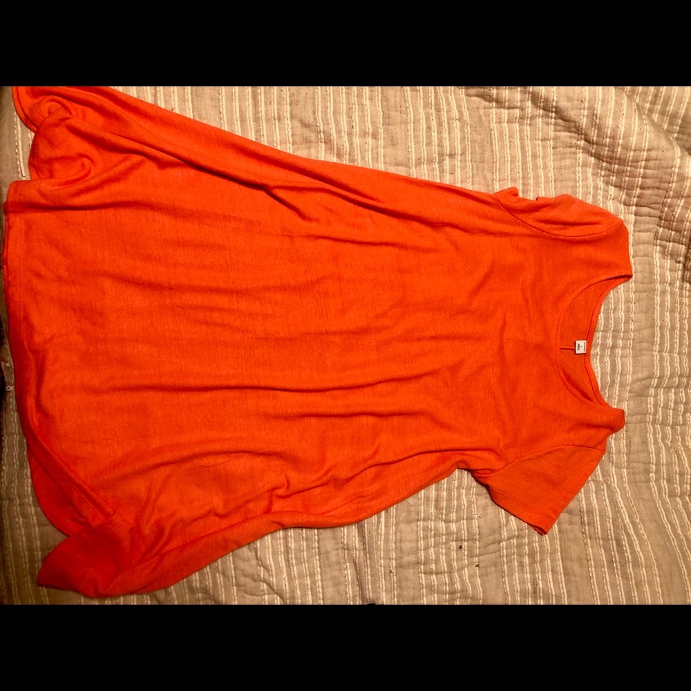 Orange swing dress orange